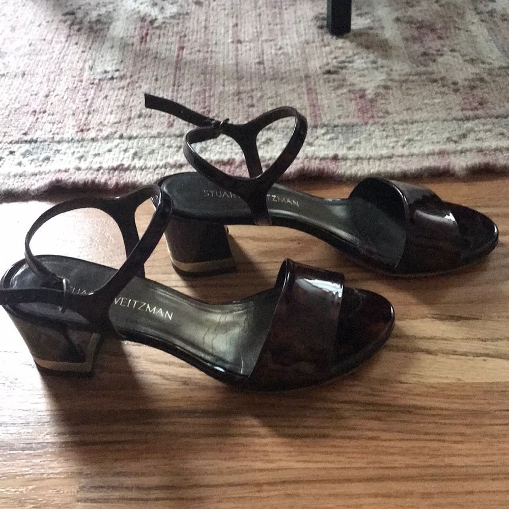 Stuart Weitzman Sandals - Tortoise Patent - image 2